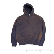 Πλυμένο hoodie Γαλλικά Terry Men&#39;s Hoodies